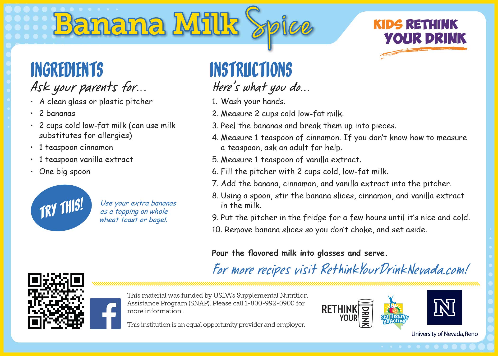 banana milk spice