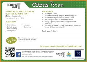 citrus potion recipe card