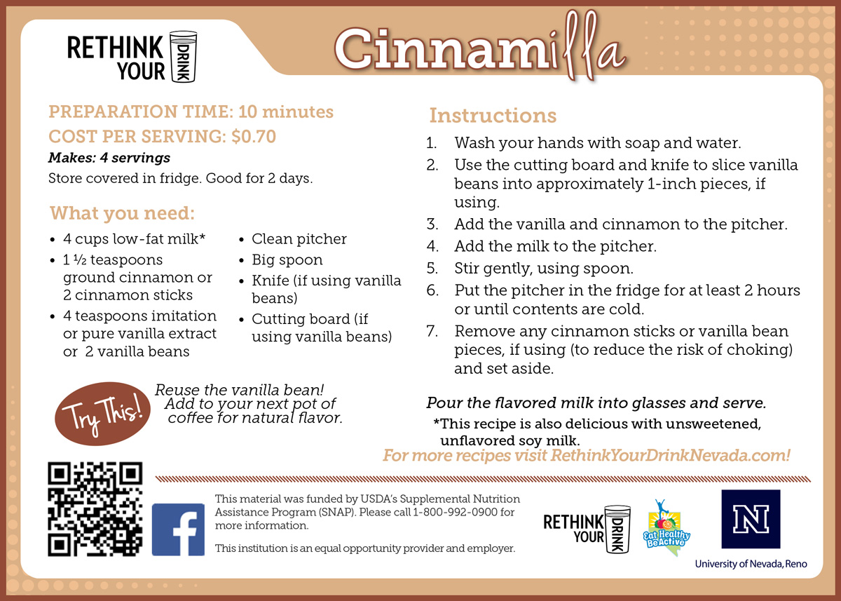 cinnamilla recipe card