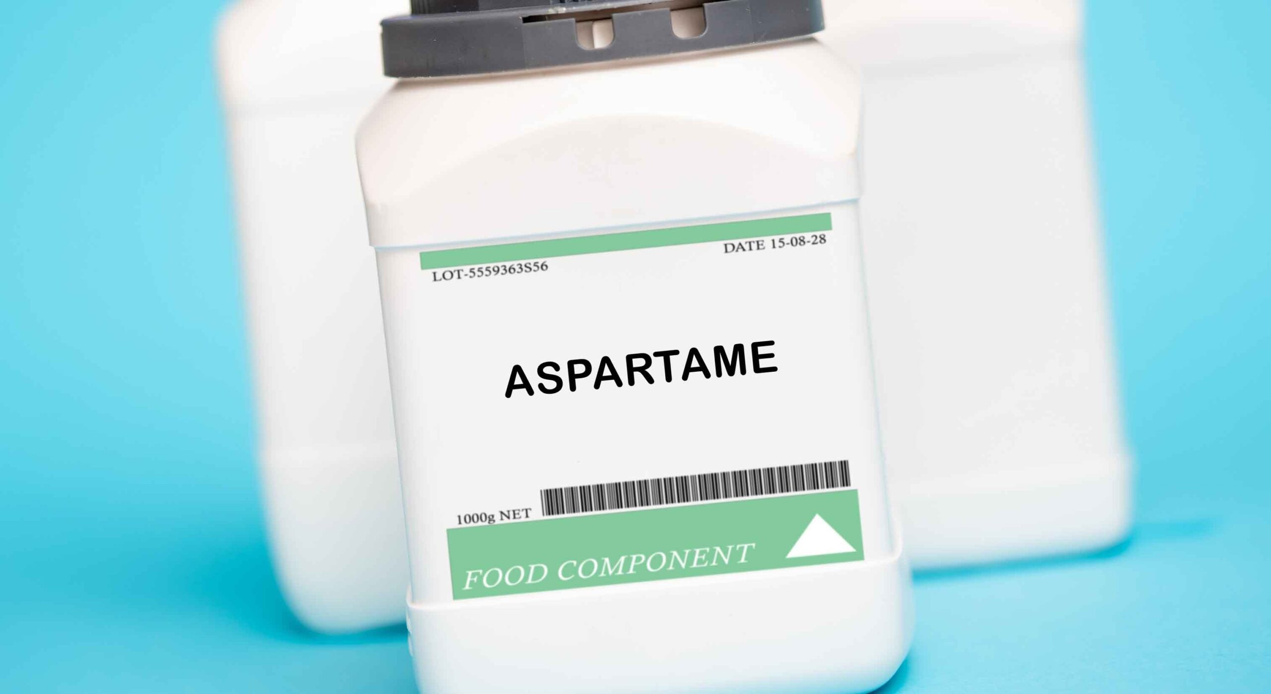 bottle of aspartame